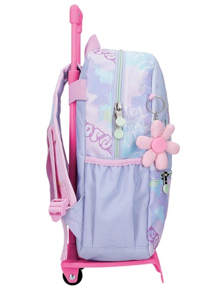 MOCHILA ADAP. 32CM. C/CARRO. ENSO NEW VIBES